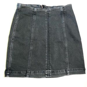 Free People Modern Denim Westminster Blue Mini Skirt, Size 2, NEW